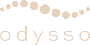 Odysso logo (sand colour)